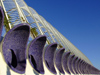 Spain / Espaa - Valencia: huge dug-out outside L'Umbrcul / L'Umbracle (photo by M.Bergsma)