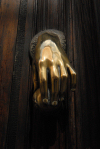 Spain / Espaa - Avila: Handy door handle (photo by M.Torres)