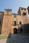 Spain / Espaa - Extremadura - Cceres: Golfines de Abajo palace - Plaza de Santa Mara (photo by Miguel Torres)