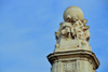 Madrid, Spain: Cervantes monument - the five Continents read Don Quixote - sculptures by Lorenzo Coullaut Valera - Plaza de Espaa - monumento a Miguel de Cervantes - photo by M.Torres