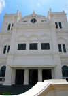 Galle, Southern Province, Sri Lanka: Meeran Jumma Masjid - mpsque built in 1904 - Rampart st- Old Town - UNESCO World Heritage Site - photo by M.Torres