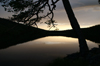 lvdalen, Dalarnas ln, Sweden: lake Navarsj at sunset - reflection - photo by A.Ferrari