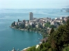 Switzerland - Montreux: riviera - view from Les Planches - depuis les Planches (photo by Christian Roux)