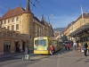 Neuchtel: trolley - bus station / gare des bus - place Pury (photo by Christian Roux)