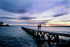 Tasmania - sunset view from jetty - photo by S.Lovegrove