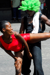 Port of Spain, Trinidad and Tobago: couple showing a soca mona dance - mix of chutney and calypso music - photo by E.Petitalot