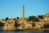 Hasankeyf / Heskif, Batman Province, Southeastern Anatolia, Turkey: El Rizk mosque, built by the famous Ayyubid sultan, Suleiman - photo by W.Allgwer