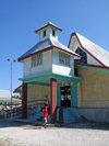 Vaiaku, Fongafale island, Funafuti atoll, Tuvalu: Christian Church of Tuvalu - Calvinist and congregational - Tuvaluan Te Ekalesia Kelisiano Tuvalu - photo by G.Frysinger