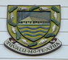 Vaiaku, Fongafale island, Funafuti atoll, Tuvalu:coat of arms of Tuvalu, showing the assembly building - motto reads 'Tuvalu mo te Atua', i.e. 'Tuvalu for the Almighty' - photo by G.Frysinger