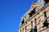 Boston, Massachusetts, USA: Charlestown - Masonic Hall - Charlestown Five Cents Savings Bank - Thompson Sq, Warren St - High Victorian Gothic Style - designed by the firm Moffette and Tolman - photo by M.Torres