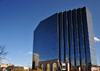 Denver, Colorado, USA: ING Security Life Center - blue-glass curtain wall - architect Michael Barber - photo by M.Torres