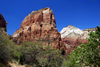 Zion National Park, Utah, USA: Angel's Landing against the sky - photo by A.Ferrari