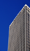 Oklahoma City, OK, USA: Chase Tower - a 36-floor skyscraper built in 1971 for Liberty National Bank and Trust Company - view of the top - photo by M.Torres