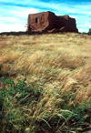 Pecos National Historical Park/ Pecos National Monument (New Mexico): ruins of the Spanish mission near Pecos Pueblo - photo by J.Fekete