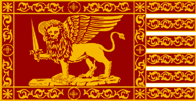 Venice flag - Venedig, Venezia, Venecija, Venecia, Bentky, Venecia, Venise, Venecija, Venizia, Venesia, Venedeg, Venies, Velence - Italy / Italia / Italien / Italie / Taliansko