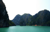 Halong Bay - vietnam: Ba Men temple - important temple for fishing people - thousands of locals come on pilgrimage during the festival period - photo by Tran Thai