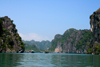 Halong Bay - vietnam: fishing boats at work - photo by Tran Thai