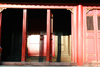 Hue - vietnam: Minh Mang Mausoleum - imperial red - photo by Tran Thai