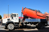 Layoune / El Aaiun, Saguia el-Hamra, Western Sahara: water truck - thousands of these move around the destert - Colomina district - photo by M.Torres