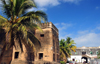 Stone Town, Zanzibar, Tanzania: Old fort and Mizingani Road - Omani fort - Ngome Kongwe - photo by M.Torres