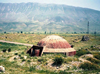 Albania / Shqiperia - Berat province: bunker and mountains - photo by J.Kaman