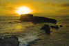 Australia - Canunda National Park, South Australia: islet at sunset - photo by G.Scheer