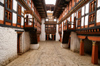 Bhutan - Jakar - small courtyard in the Jakar Dzong - photo by A.Ferrari