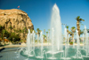 Arica, Chile: Morro de Arica and fountain | Morro de Arica y fuente - photo by D.Smith