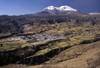 Putre, Arica and Parinacota region, Chile: this Aymara village sits at 11,400 feet elevation on the outskirts of Lauca National Park - summits of Mount Taapaca - Andes - Northern Chile - photo by C.Lovell