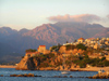 Corsica - Propriano  (Corse-du-Sud): cemetery on the cliff (photo by J.Kaman)