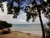 Cuba - Guardalavaca - pointing at the beach - photo by G.Friedman