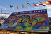 Addis Ababa, Ethiopia: Ethiopian athletes - Meskal square - photo by M.Torres