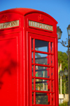 Addis Ababa, Ethiopia: classic British red telephone box - Sheraton Addis hotel - photo by M.Torres