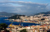 Galicia / Galiza / Portugaliza - Vigo (Pontevedra province): the harbour from the fort - do castelo do Castro - Ria de Vigo - photo by M.Torres