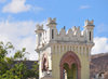 Tegucigalpa, Honduras: tower at the former Presidential House, inspired in Castillo Sirmione in Brescia - Casa Presidencial - Museo Histrico de la Repblica - Paseo Marco Aurelio Soto - photo by M.Torres