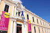 Tegucigalpa, Honduras: Museum of National Identity - elegant faade - Museo para la Identidad Nacional - Av Miguel Paz Barahona - photo by M.Torres