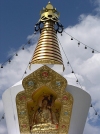 Hungary / Ungarn / Magyarorszg - Tar: stupa - niche - Buddhist sanctuary Sndor Krsi Csoma Memorial Park (photo by J.Kaman)