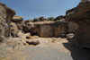 Iran - Naqsh-e Rajab / Naqch-e Radjab: Sasanian rock reliefs at Kuh-i Rahmat - gully east of Istakhr - photo by M.Torres