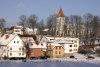 Latvia - Talsi (Kurzeme, Kurland region): hill of the Evangelical Lutheran Church / Talsu evangeliski luteriskas baznicas - photo by A.Dnieprowsky