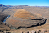 Mohale Dam, Lesotho: meander of the Senqunyane River, downstream from the dam - photo by M.Torres