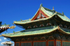 Karakorum, central Mongolia: Erdene Zuu monastery, Kharkhorin - roof of Zuun Zuu - photo by A.Ferrari