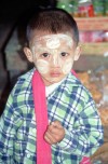 Nyaungshwe: boy with traditional face painting (photo by J.Kaman)