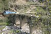 near Sachan Kalan, Siran Valley, NWFP, Pakistan: bridge built by the British over the river Siran - photo by R.Zafar