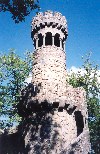 Portugal - Sintra: Capela da Santssima Trindade na Quinta da Regaleira - torre (Arquitecto Luigi Manini) - photo by M.Durruti