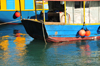 Mahe, Seychelles: Bel Ombre - blue fishing boats - Lasirans - photo by M.Torres