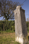 Slovenia - Predgrad: pillory - in this small village is the pillar of shame (Prangar) used in the old days for punishing minor offences. Region along the Kolpa River, southern Slovenia - photo by I.Middleton