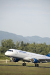 Slovenia - Brnik Airport: Finnair Embraer ERJ-190-100LR OH-LKH taking off from Ljubljana Joze Pucnik Airport - photo by I.Middleton