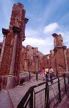 Spain / Espaa - Cartagena: ruins of the old cathedral (photo by F.Rigaud)