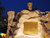 Cappadocia - Greme, Nevsehir province, Central Anatolia, Turkey: one more monument fo Mustafa Kemal Atatrk - photo by W.Allgwer