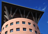 Denver, Colorado, USA: Denver Public Library - detail of the rotunda on the south side - postmodern architecture by Michael Graves - photo by M.Torres